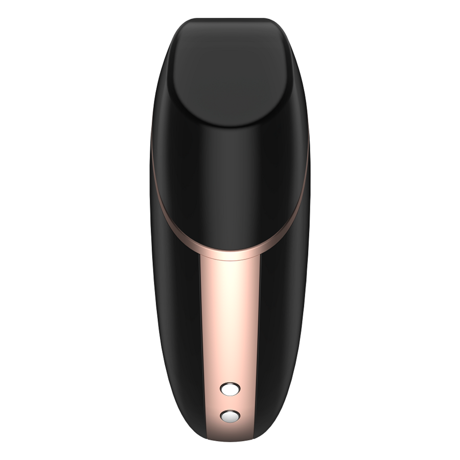 SATISFYER - LOVE TRIANGLE AIR PULSE STIMULATOR & VIBRATOR BLACK - Image 5