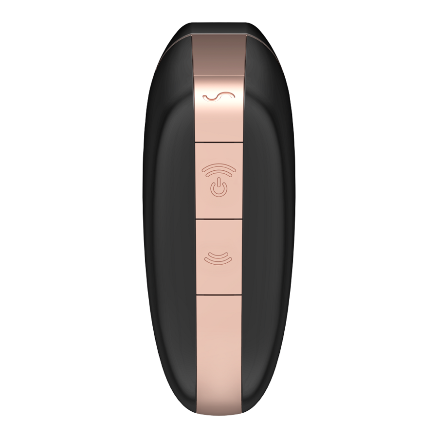 SATISFYER - LOVE TRIANGLE AIR PULSE STIMULATOR & VIBRATOR BLACK - Image 6