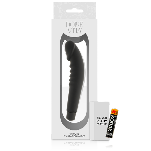 DOLCE VITA - REALISTIC PLEASURE BLACK SILICONE - Image 2