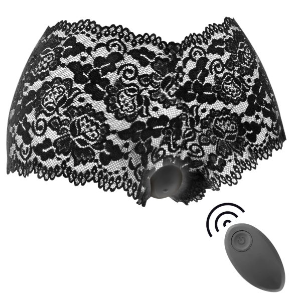 BLACK&SILVER - ZARA REMOTE CONTROL STIMULATOR WITH FREE PANTY - Image 5