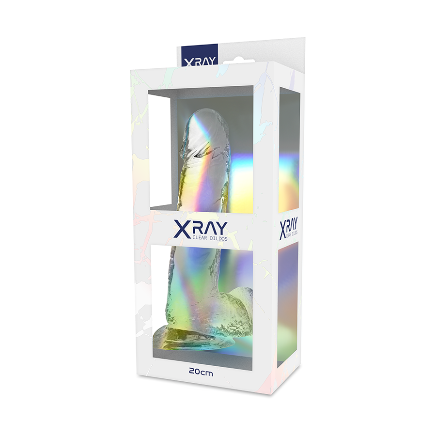 X RAY - CLEAR COCK WITH BALLS 20 CM -O- 4.5 CM - Image 7