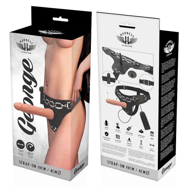 HARNESS ATTRACTION - RNES GEORGE REALISTIC VIBRATOR 19 CM -O- 4 CM - Image 9