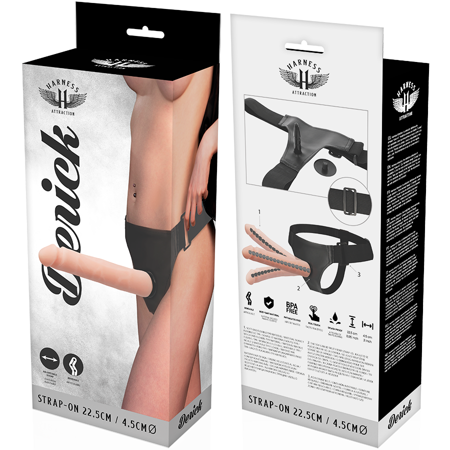 HARNESS ATTRACTION - DERICK ARTICULABLE FLESH 22.5 CM -O- 4.5 CM - Image 7