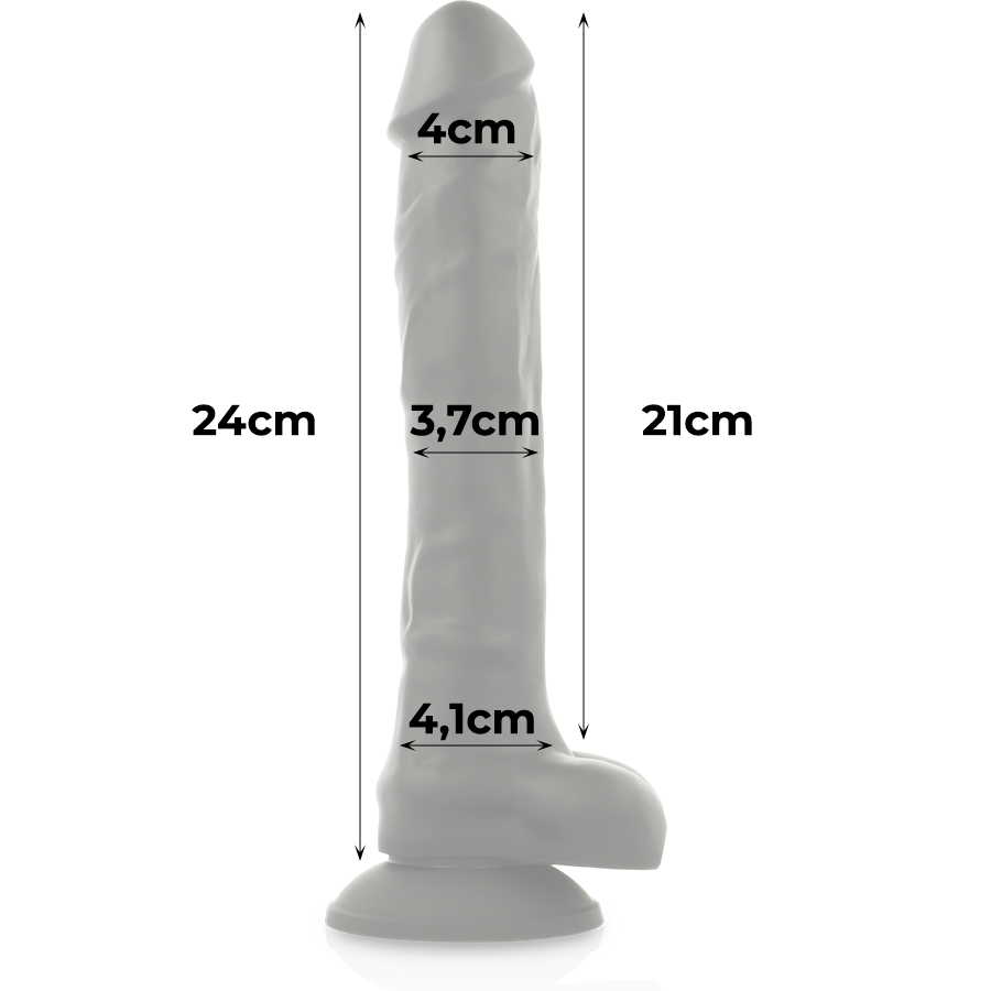 COCK MILLER - SILICONE DENSITY COCKSIL ARTICULABLE BLACK 24 CM - Image 7