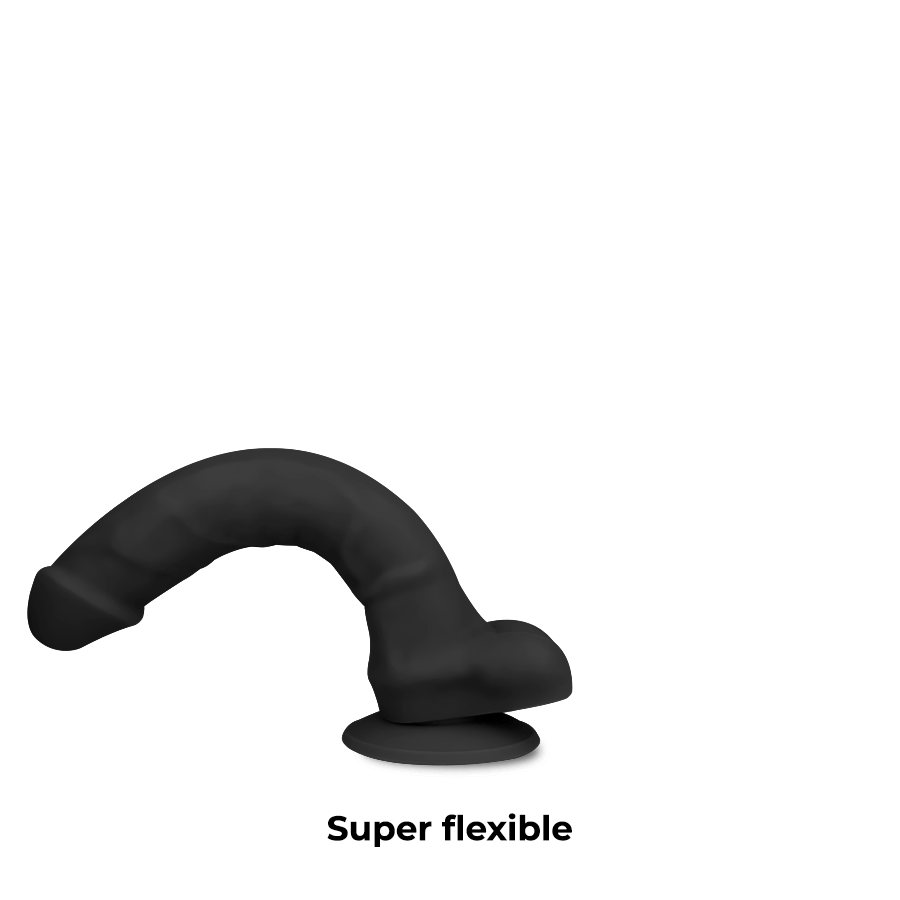 COCK MILLER - SILICONE DENSITY COCKSIL ARTICULABLE BLACK 18 CM - Image 2