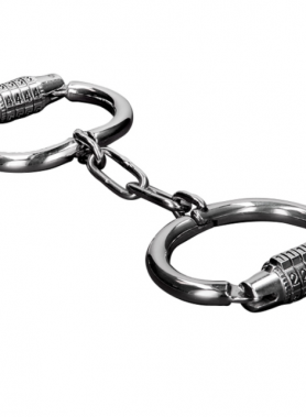 METAL HARD HANDCUFFS WITH COMBINATION LOCK