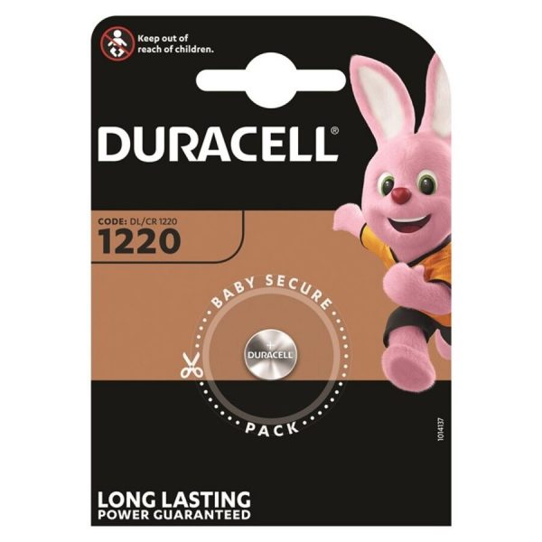 DURACELL BATTERY BOTON LITIO CR1220 3V 1UNIT