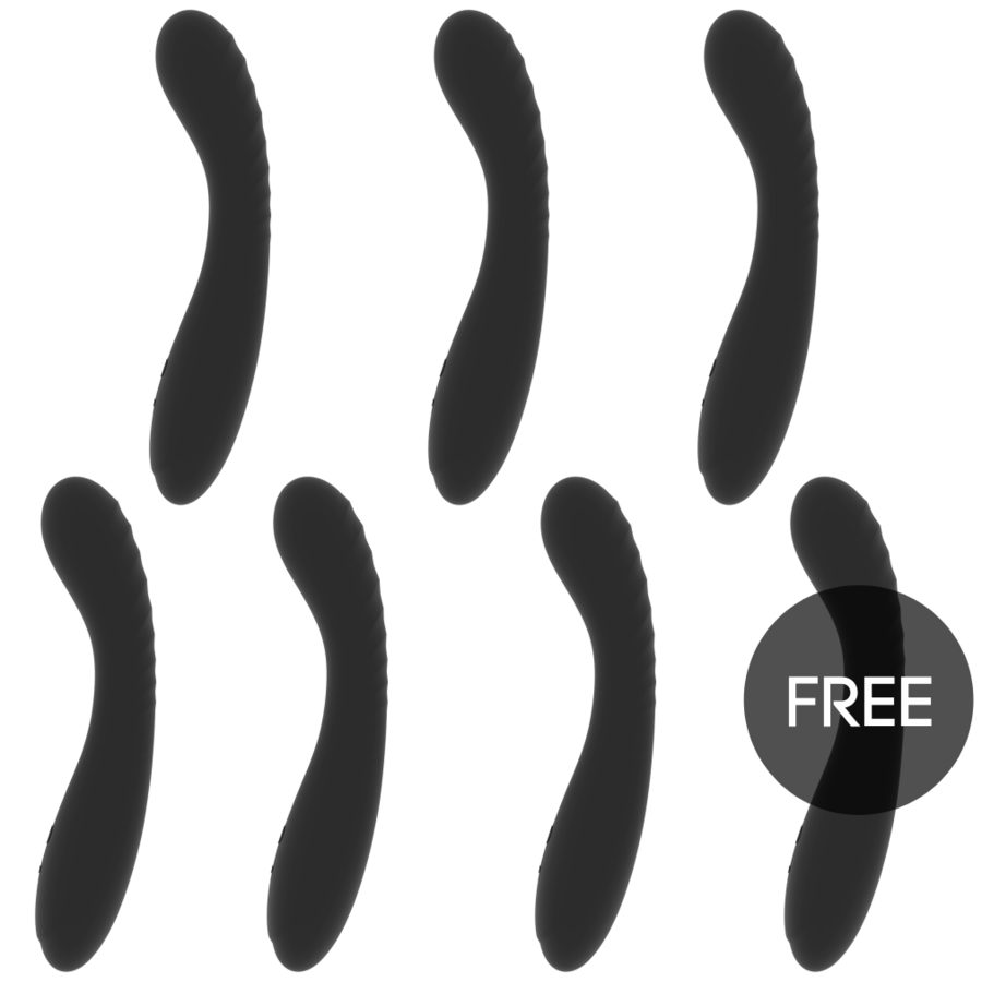 RITHUAL KRIYA G-SPOT STIMULATOR RECHARGEABLE BLACK 6 + 1 FREE