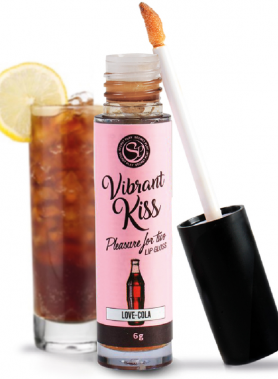SECRETPLAY LIP GLOSS VIBRANT KISS LOVE COLA