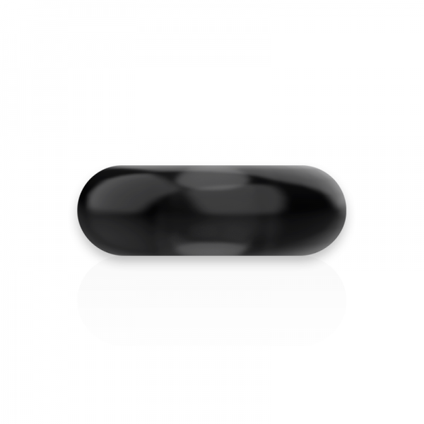 POWERING - SUPER FLEXIBLE AND RESISTANT PENIS RING 3.5CM BLACK - Image 4