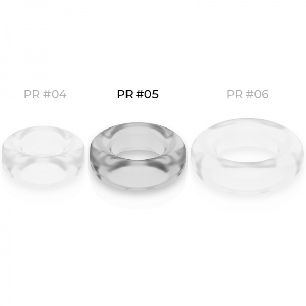 POWERING - SUPER FLEXIBLE AND RESISTANT PENIS RING 4.8CM PR05 CLEAR - Image 4