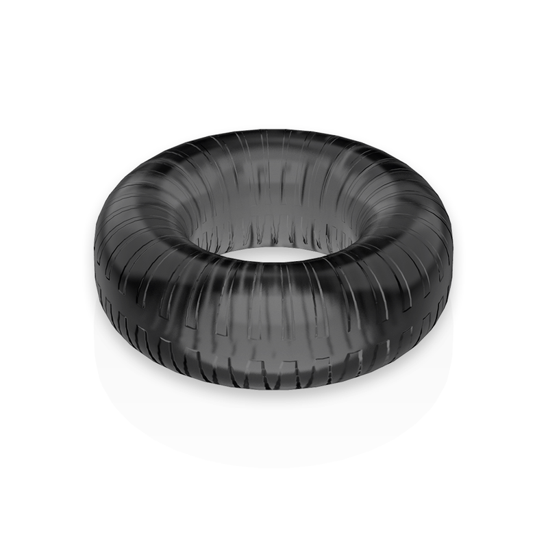 POWERING - SUPER FLEXIBLE AND RESISTANT PENIS RING 4.5CM PR07 BLACK - Image 5