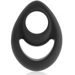 POWERING- SUPER FLEXIBLE AND RESISTANT PENIS AND TESTICLE RING PR14 BLACK