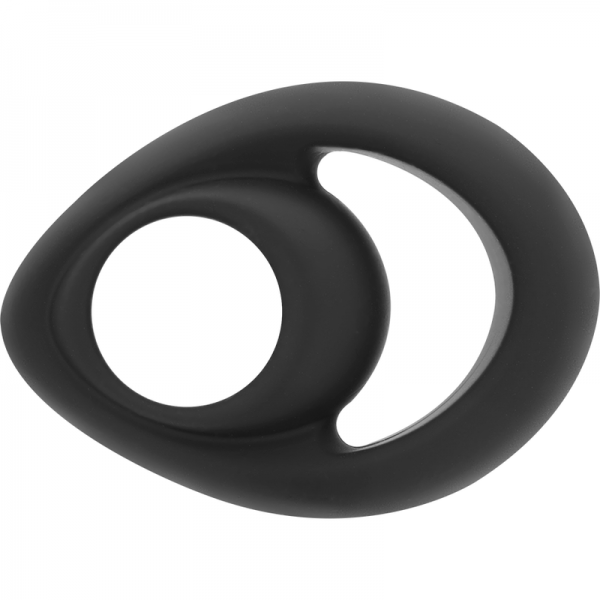 POWERING- SUPER FLEXIBLE AND RESISTANT PENIS AND TESTICLE RING PR14 BLACK - Image 6