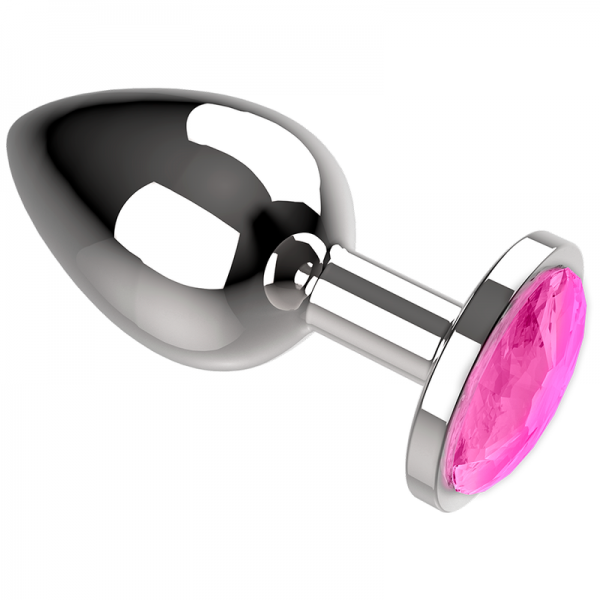 COQUETTE CHIC DESIRE ANAL PLUG METAL PINK SIZE S 2.7X 8CM - Image 4