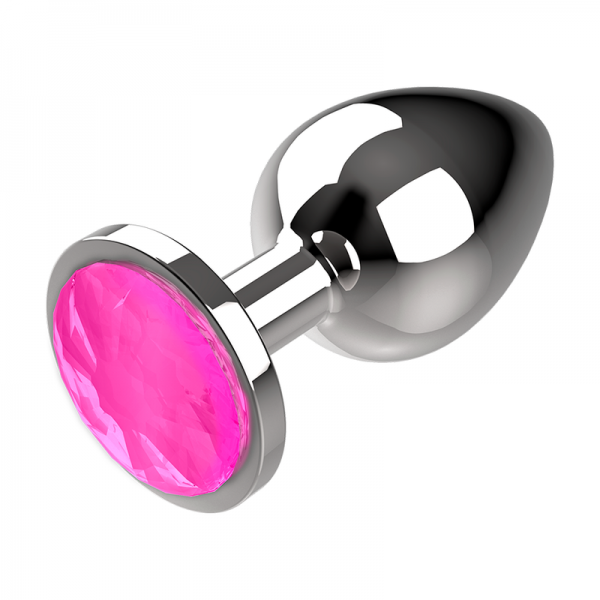 COQUETTE CHIC DESIRE ANAL PLUG METAL PINK COLOR SIZE M 3.5 X 8CM - Image 7