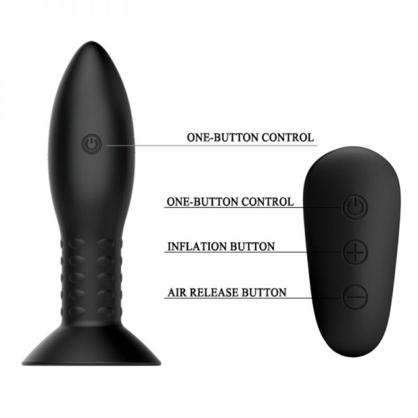 MR PLAY - PLUG WITH BLACK ROTATING BALLS REMOTE CONTROL - Image 4