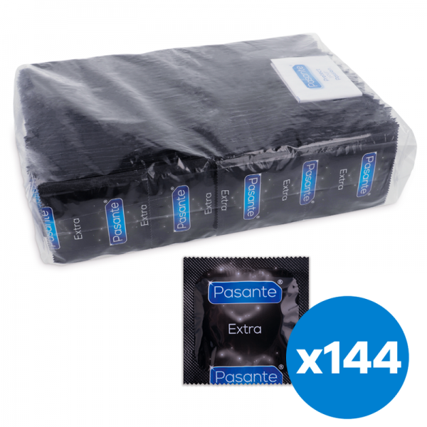 PASANTE CONDOMS EXTRA 144 UNITS