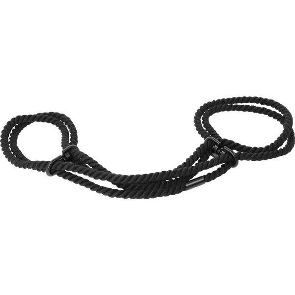 DARKNESS - 100% COTTON ROPE HANDCUFFS OR ANKLE HANDCUFFS - Image 3