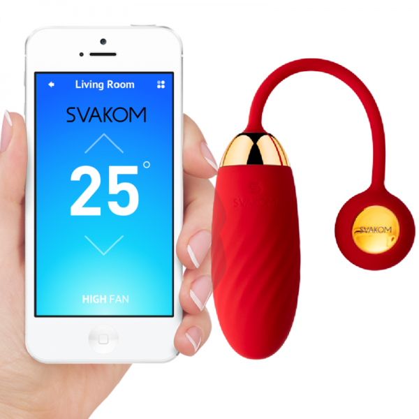 SVAKOM ELLA NEO VIBRATING EGG WITH RED APP