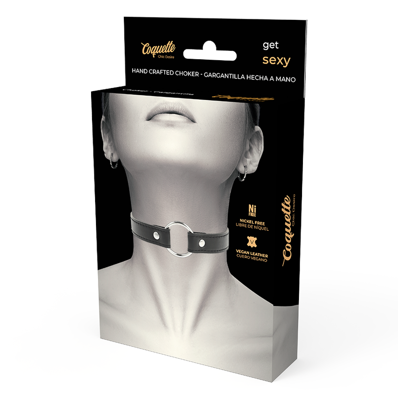 COQUETTE CHIC DESIRE - VEGAN LEATHER NECKLACE WOMAN ACCESSORY - Image 2