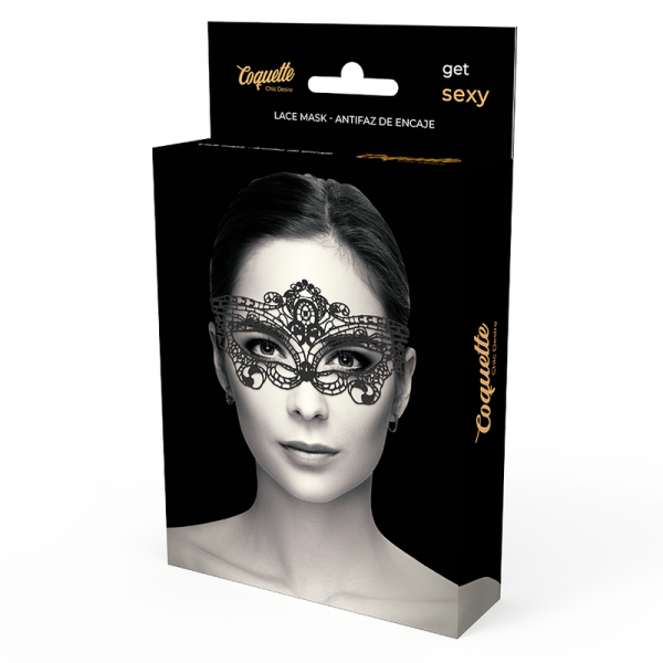 COQUETTE CHIC DESIRE - LACE MASK BLACK - Image 2