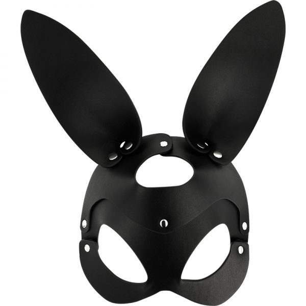 COQUETTE CHIC DESIRE - VEGAN LEATHER MASK WITH BUNNY EARS - Image 4