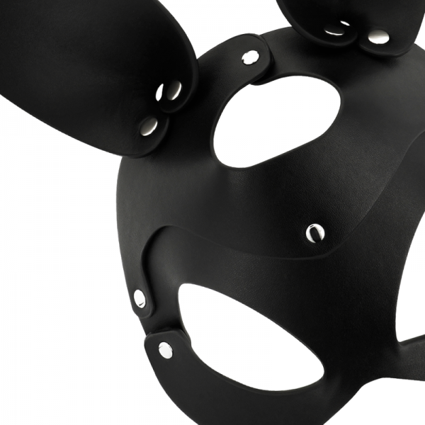 COQUETTE CHIC DESIRE - VEGAN LEATHER MASK WITH BUNNY EARS - Image 5