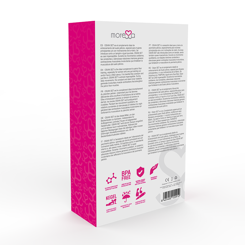 MORESSA - OSIAN SET PREMIUM SILICONE PINK (Osian One - 51 g | Osian Two - 101 g | Osian Three 85 g) - Image 3