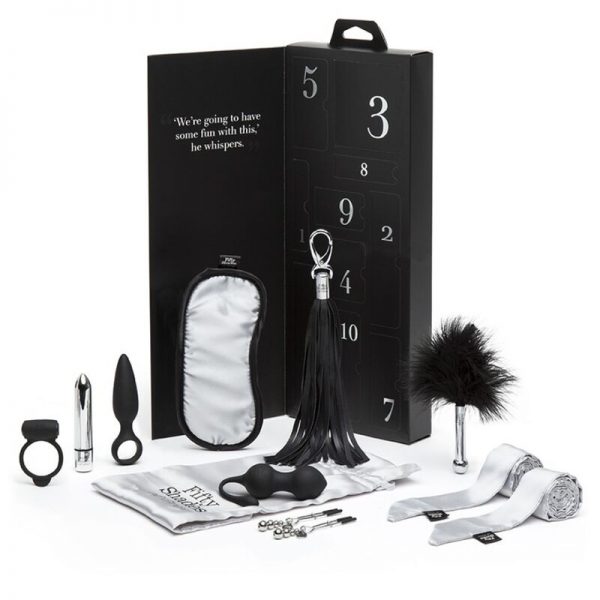 FIFTY SHADES OF GREY PLEASURE OVERLOAD 10 DAYS OF PLAY COUPLES KIT