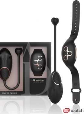 ANNE'S DESIRE - EGG REMOTE CONTROL TECHNOLOGY WATCHME BLACK/GOLD