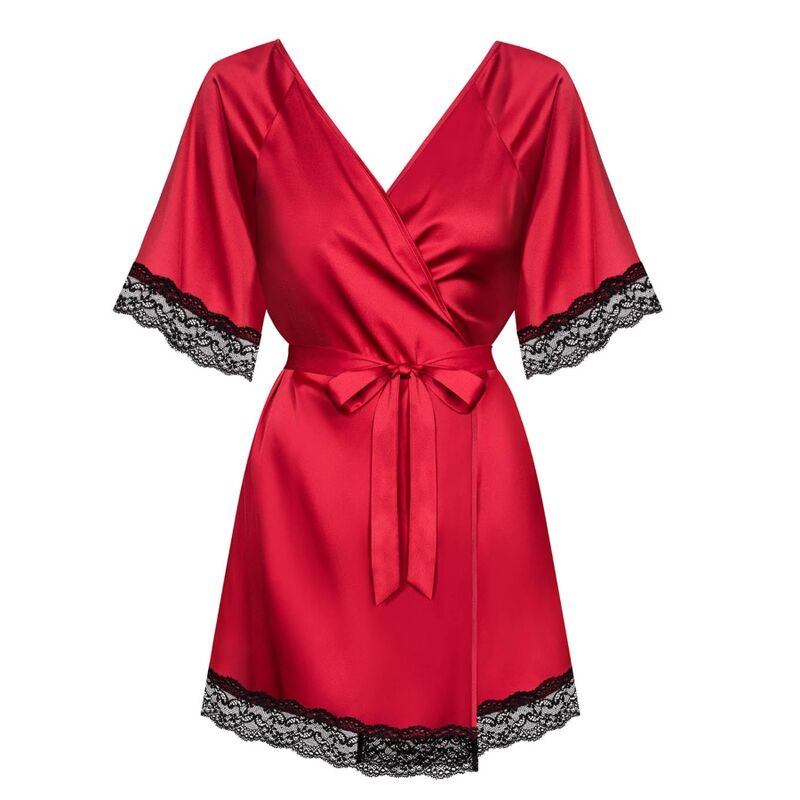 OBSESSIVE - SENSUELIA PEIGNOIR RED XXL - Image 3