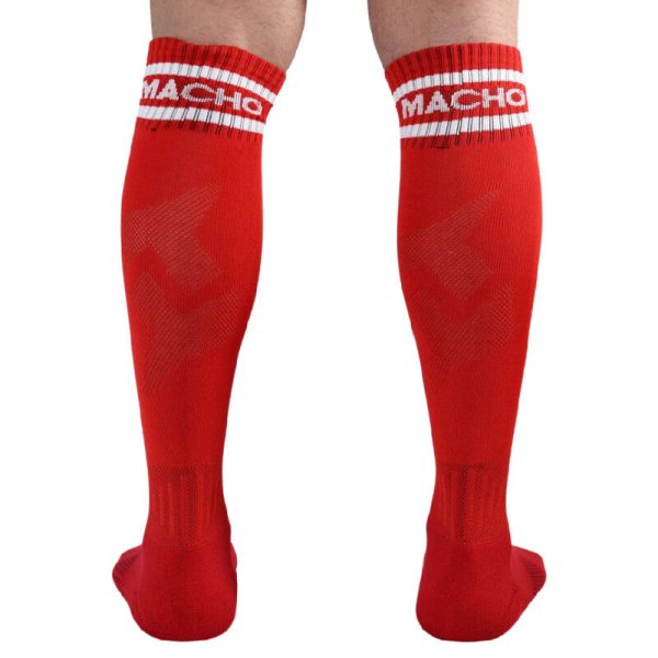 MACHO - LONG SOCKS ONE SIZE RED - Image 3