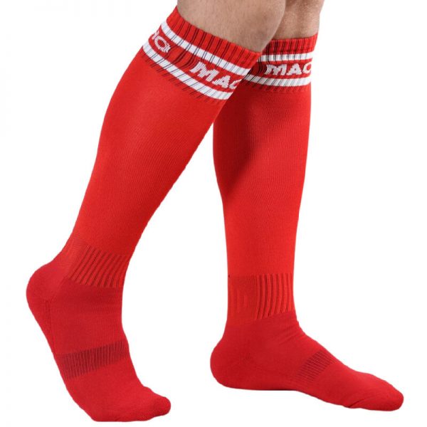 MACHO - LONG SOCKS ONE SIZE RED - Image 2