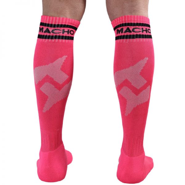 MACHO - LONG SOCKS ONE SIZE PINK - Image 3