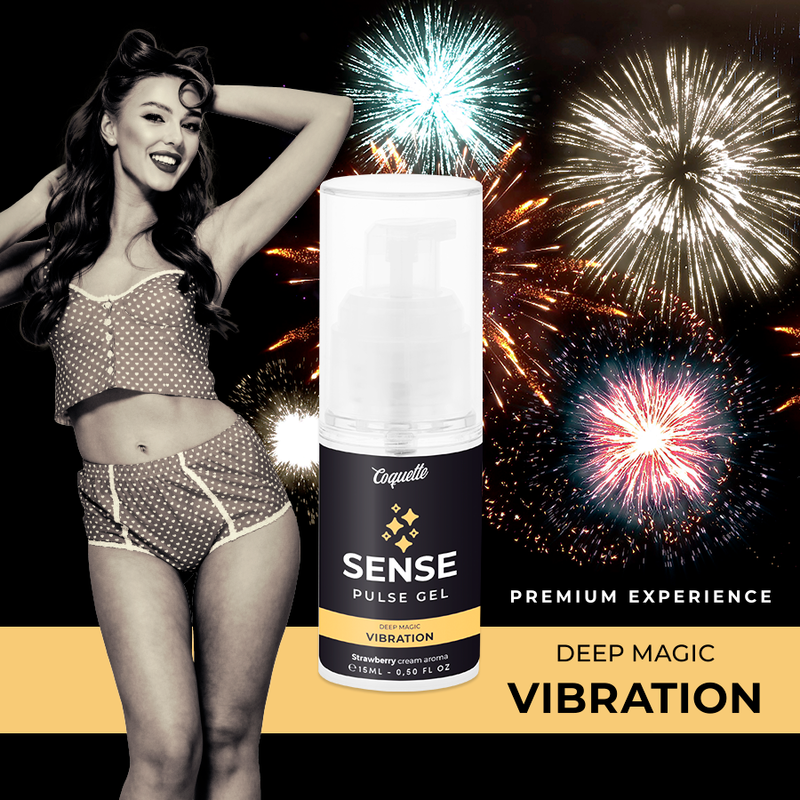 COQUETTE CHIC DESIRE - PULSE GEL STRAWBERRY MAGIC VIBRATION PREMIUM 15ML - Image 3
