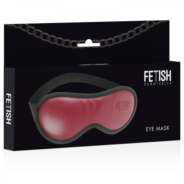 FETISH SUBMISSIVE DARK ROOM - VEGAN LEATHER MASK WITH NEOPRENE LINING - Image 2