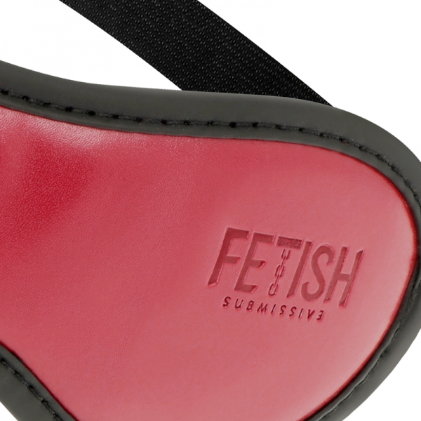 FETISH SUBMISSIVE DARK ROOM - VEGAN LEATHER MASK WITH NEOPRENE LINING - Image 3