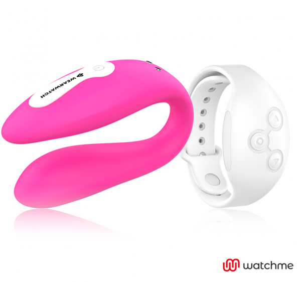 WEARWATCH - WATCHME DUAL TECHNOLOGY VIBRATOR FUCHSIA / SNOW - Image 2