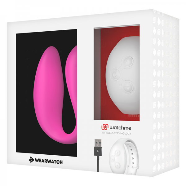 WEARWATCH - WATCHME DUAL TECHNOLOGY VIBRATOR FUCHSIA / SNOW - Image 6