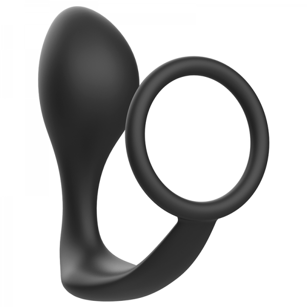 ADDICTED TOYS - ANAL PLUG WITH BLACK SILICONE RING - Image 2