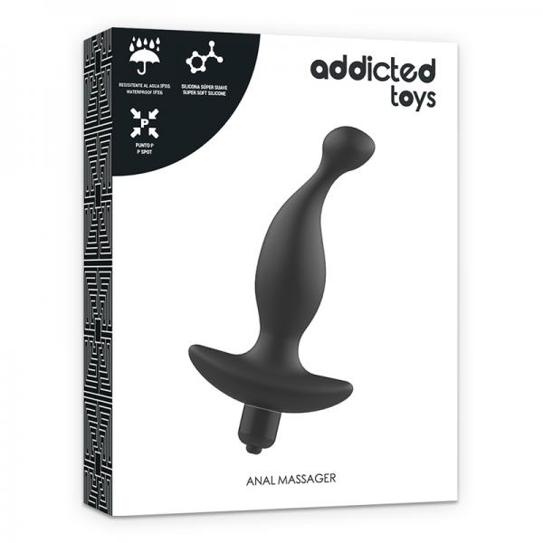 ADDICTED TOYS - ANAL MASSAGER WITH BLACK VIBRATIONMODEL 1 - Image 4