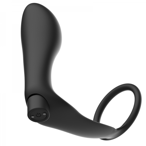 ADDICTED TOYS - PENIS RING WITH REMOTE CONTROL ANAL PLUG BLACK RECHARGEABLE - Image 7