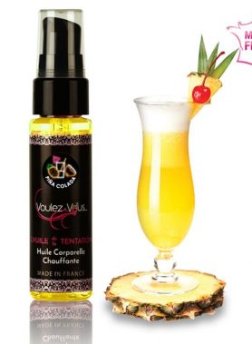 VOULEZ-VOUS WARMING BODY OIL- PIÑA COLADA 35 ML