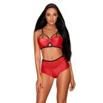OBSESSIVE - LEATHERIA SET TWO PIECES L/XL