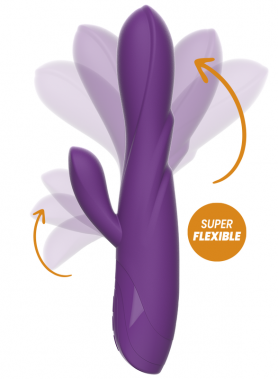 REWOLUTION - REWORABBIT FLEXIBLE VIBRATOR WITH RABBIT