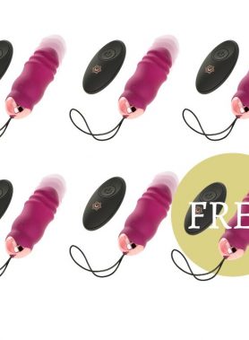 RITHUAL REVA REMOTE CONTROLLED EGG STIMULATOR UP&DOWN + VIBRATION 5+1 FREE