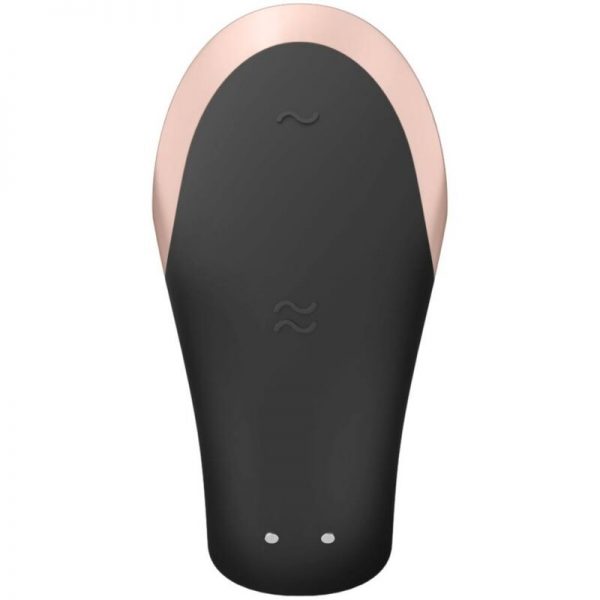 SATISFYER - DOUBLE LOVE LUXURY PARTNER VIBRATOR BLACK - Image 3