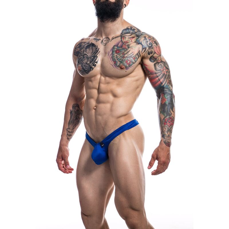 CUT4MEN - POUCH ENHANCING THONG ROYAL BLUE S - Image 5