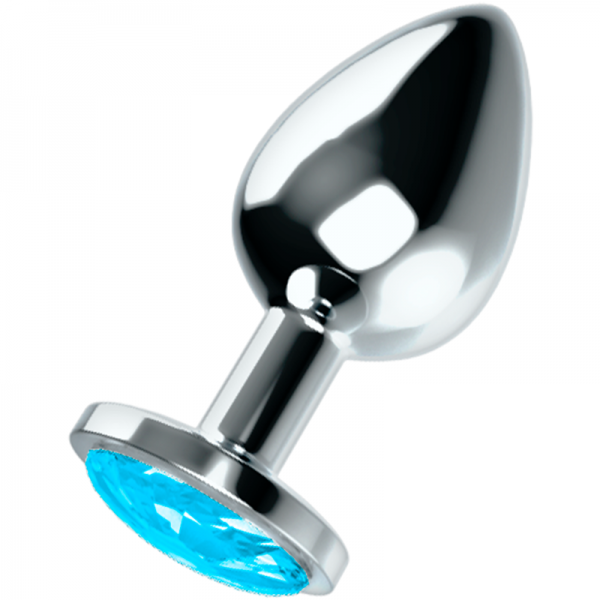 OHMAMA - ANAL PLUG WITH BLUE CRYSTAL M